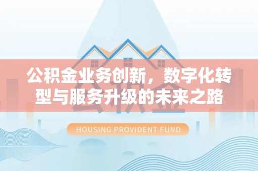 泽库公积金业务创新，数字化转型与服务升级的未来之路